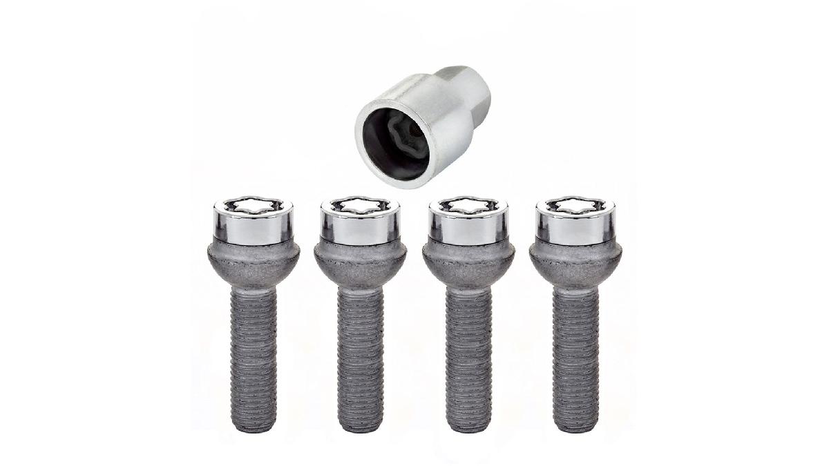 McGard+Boulons+antivol+M12x1.50+-+Sph%C3%A9rique+R12+-+Longueur+39.9mm+%28Ouverture+de+cl%C3%A9+17mm%29